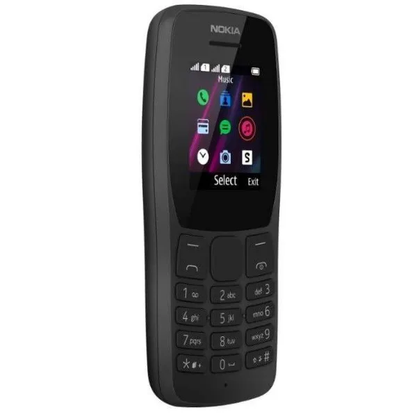 Mobil telefon Nokia 110 / 4G / Black / Dual Sim#2