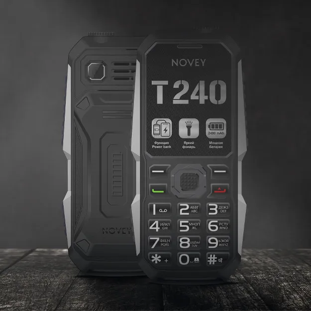 Telefon Novey T240i Black (1 yil kafolat)#2