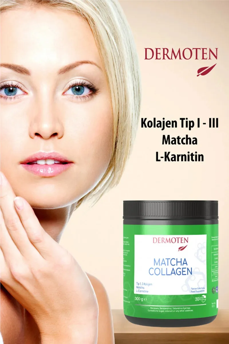 Коллаген порошок Dermoten Matcha Collagen#3