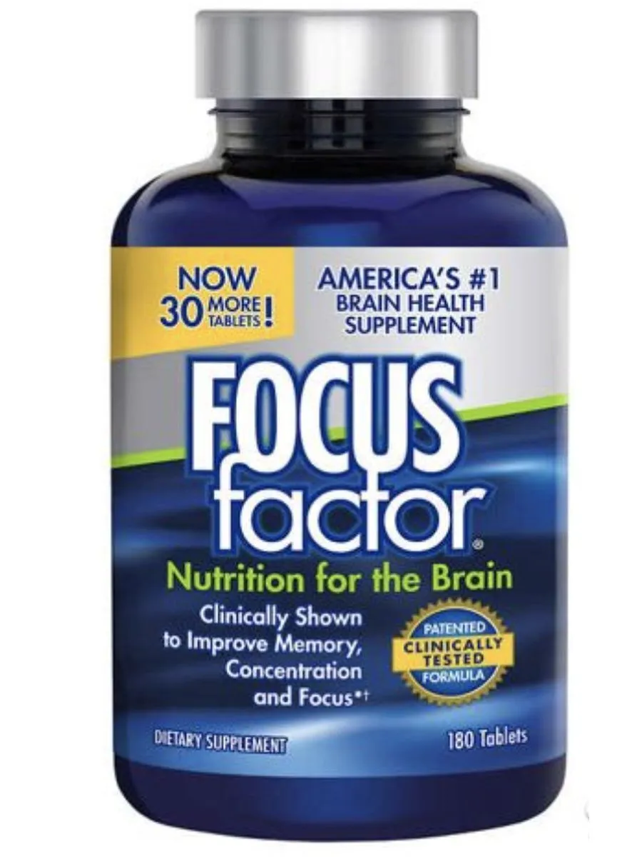 Витамины питание для мозга Focus Factor (180 шт.)#2