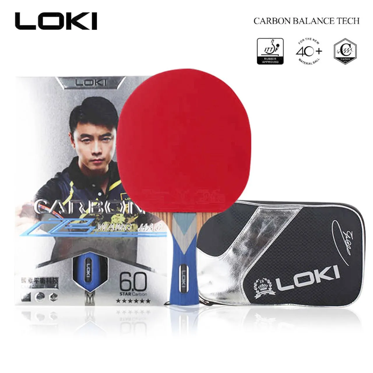 Stol tennisi raketkasi Loki Carbon 6 Star#4