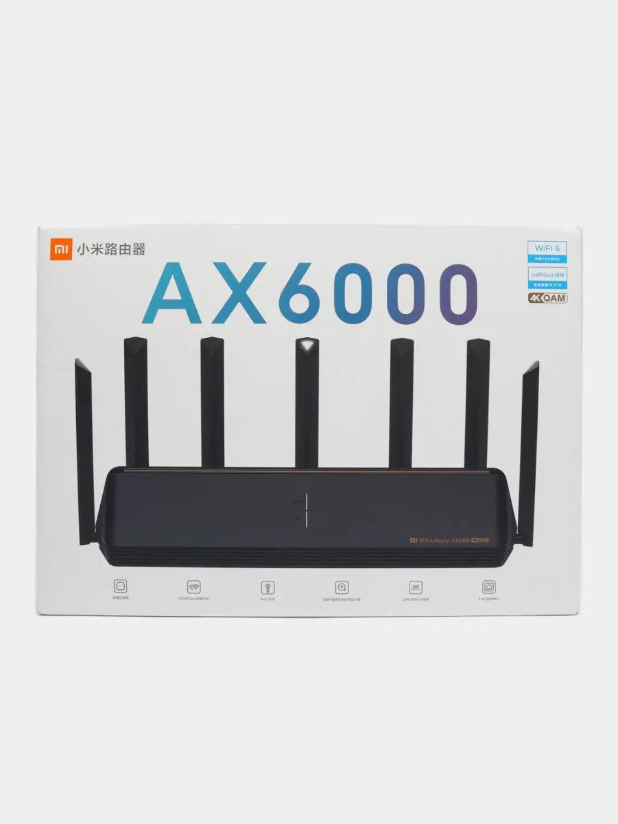 Wi-Fi роутер Xiaomi Mi Router AX6000, двухдиапазонный#4
