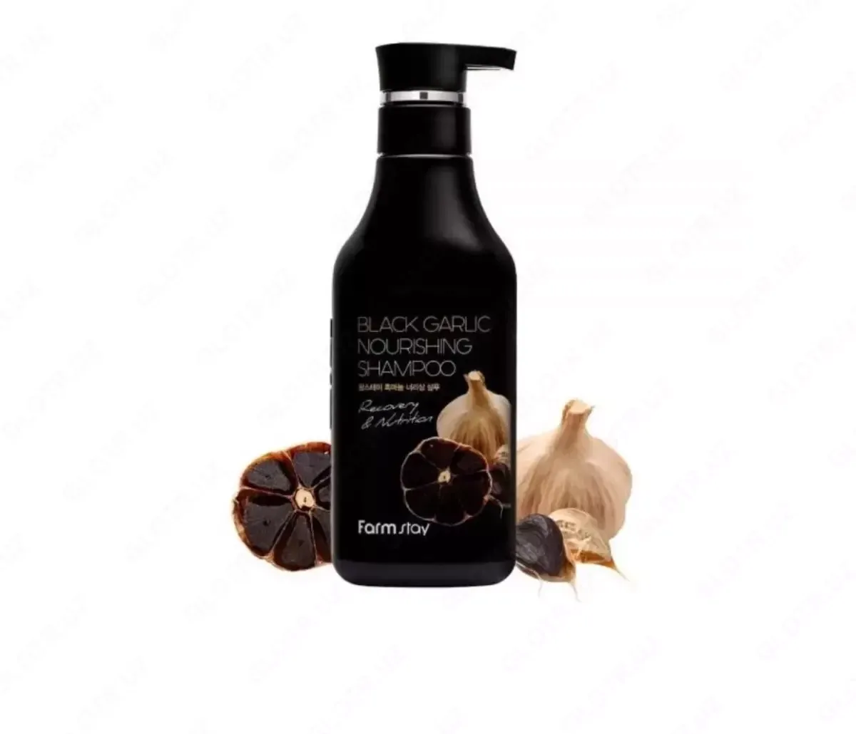 Шампунь 'Farm Stay Black Garlic Nourishing Shampoo' с экстрактом черного чеснока, 530мл#2