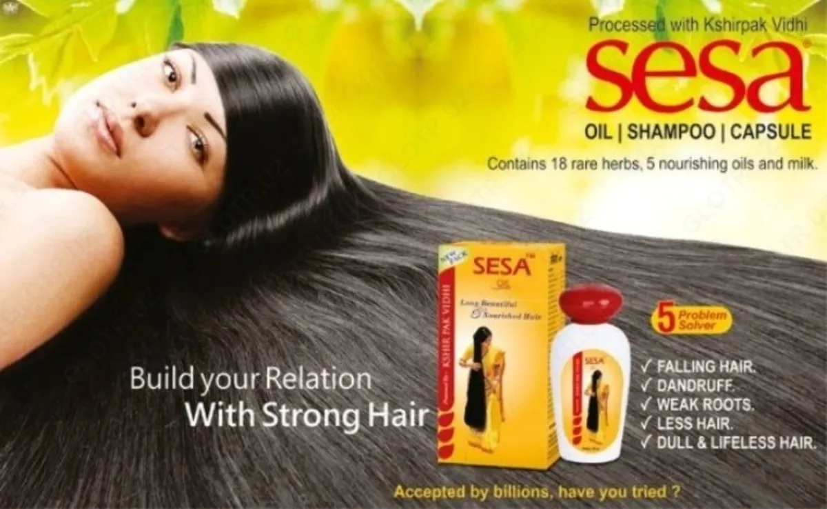 Масло для роста и восстановления волос Sesa For Women#6