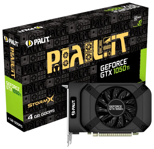 Видеокарта Palit GeForce GTX 1050 Ti StormX 4 ГБ #1