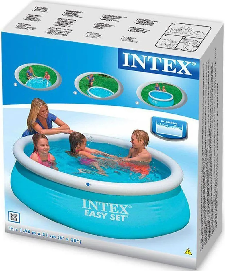 Надувной бассейн INTEX 183х51см, 886л#7