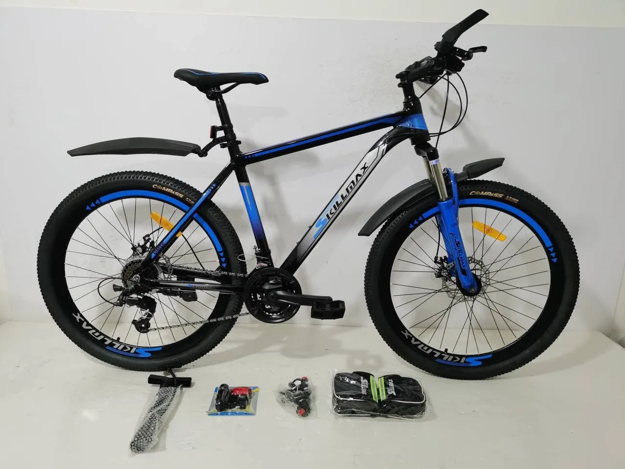 Горный велосипед 26 дюймов алюминиевый сплав (цвет голубой)#2
