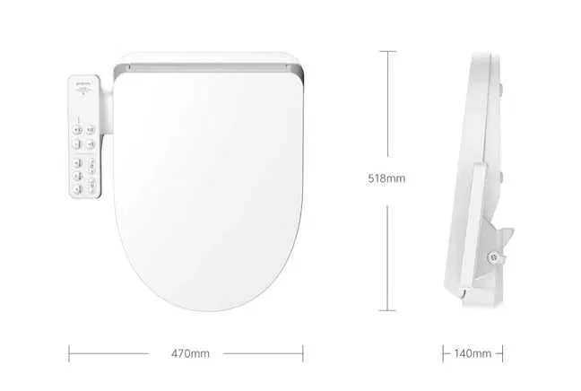 Умная крышка биде для унитаза Xiaomi Smart Heating Toilet Seat Cover#7