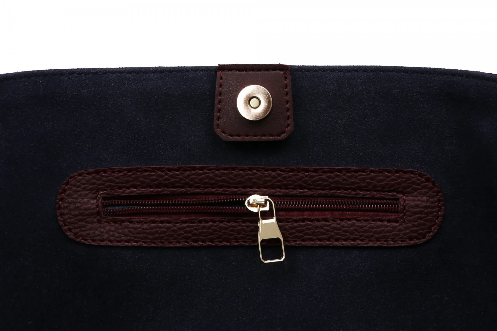 Женская сумка 1507 Бордово-красная#9