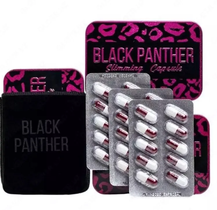 "Qora pantera" Black Panther vazn yo'qotish kapsulalar#3