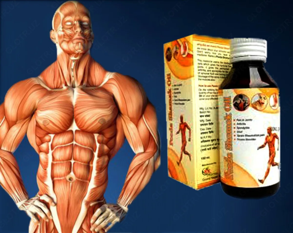Аюрведическое масло для суставов и мышц тела Peeda Shamak Oil#2