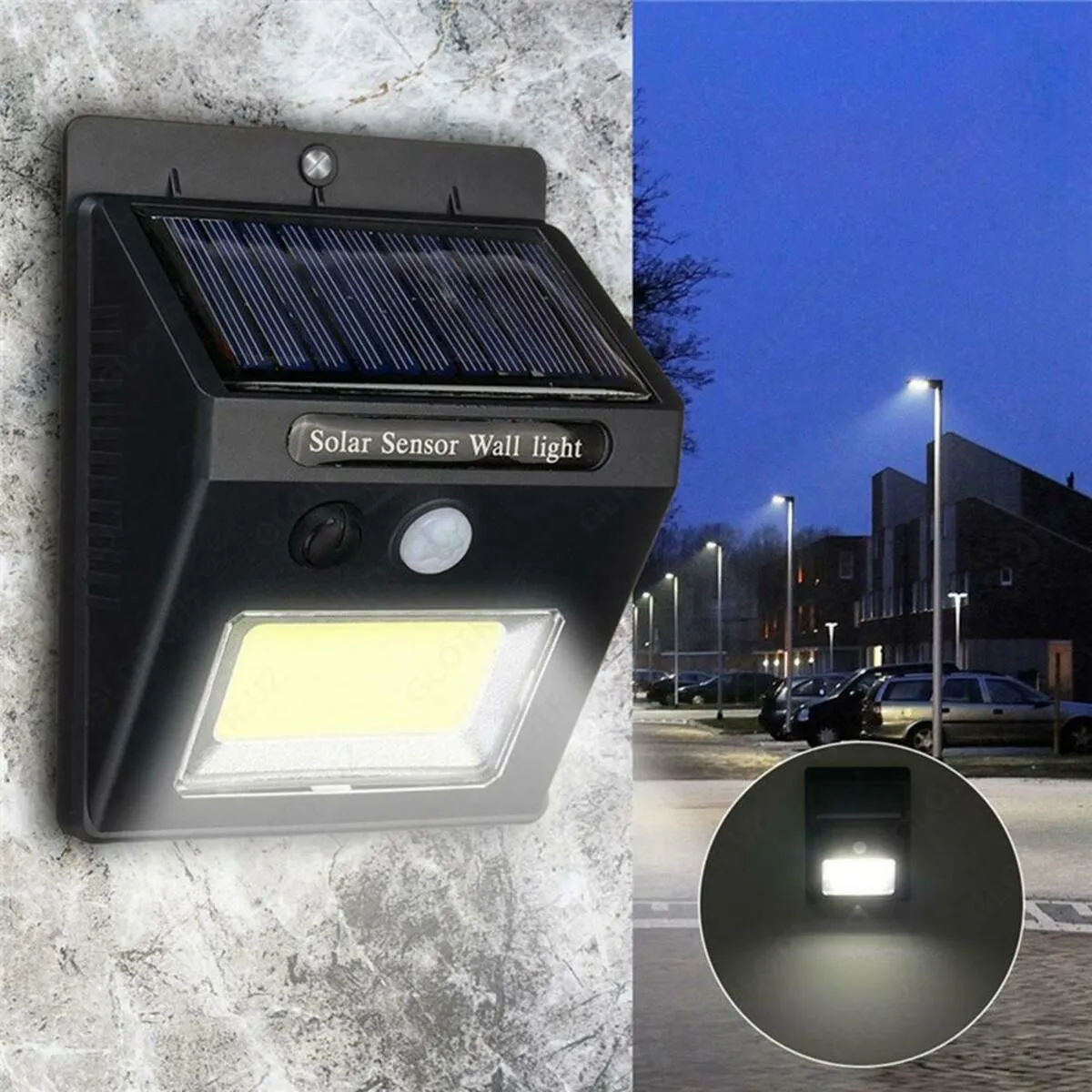 Уличный фонарь с датчиком движения на солнечной батарее Solar Motion Sensor Light#4