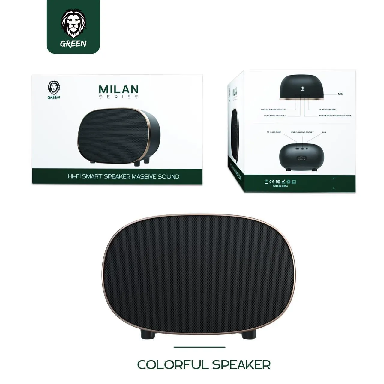 Умная беспроводная акустическая система Green Milan Hifi Smart Wireless#2