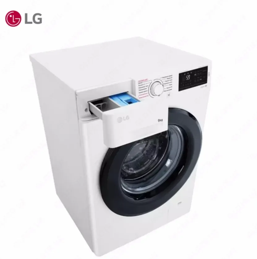Стиральная машина автомат LG F4M5VS6W Steam, 9кг, Белый#6