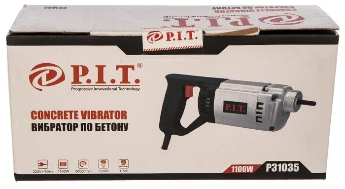 Электрический ручной вибратор для бетона P.I.T. P31035#3