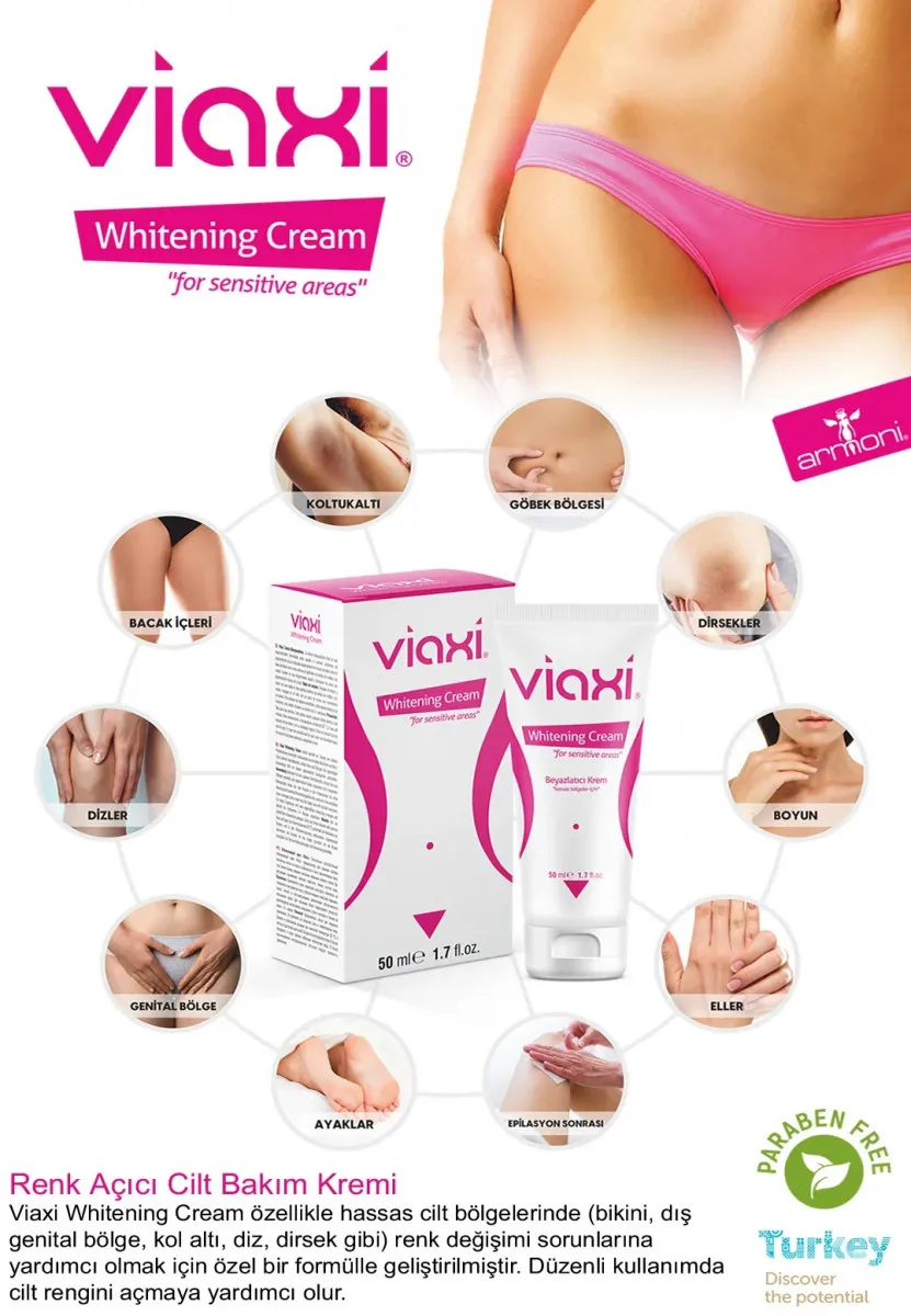 Отбеливающий крем для интимных зон Viaxi whitening cream#5