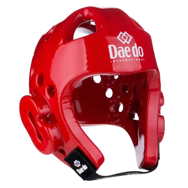 Шлем DAEDO защитный для тхэквондо красный + в подарок эластический бинт#2