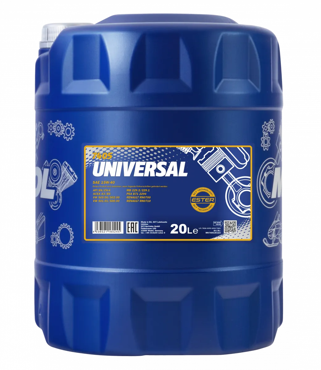 Моторное масло Mannol universal 15W-40#2
