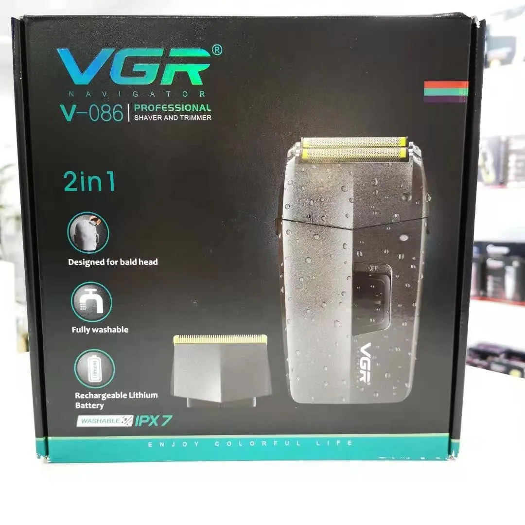 Триммер VGR V-086, черный + ARKO пенка для бритья в подарок!#5
