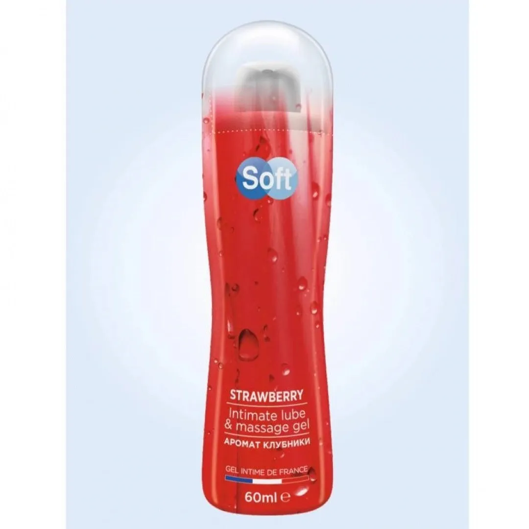 Гель-лубрикант клубничный Soft Strawberry lubricant gel#2