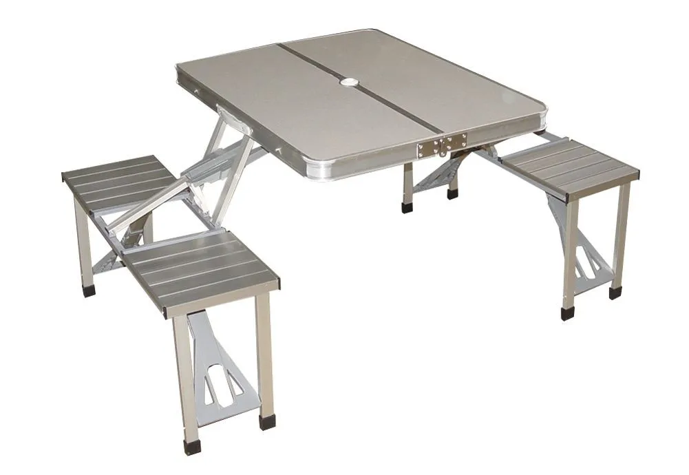 Металлический столик для пикника Легко складывается и раскладывается Выдерживает 300-350кг#1