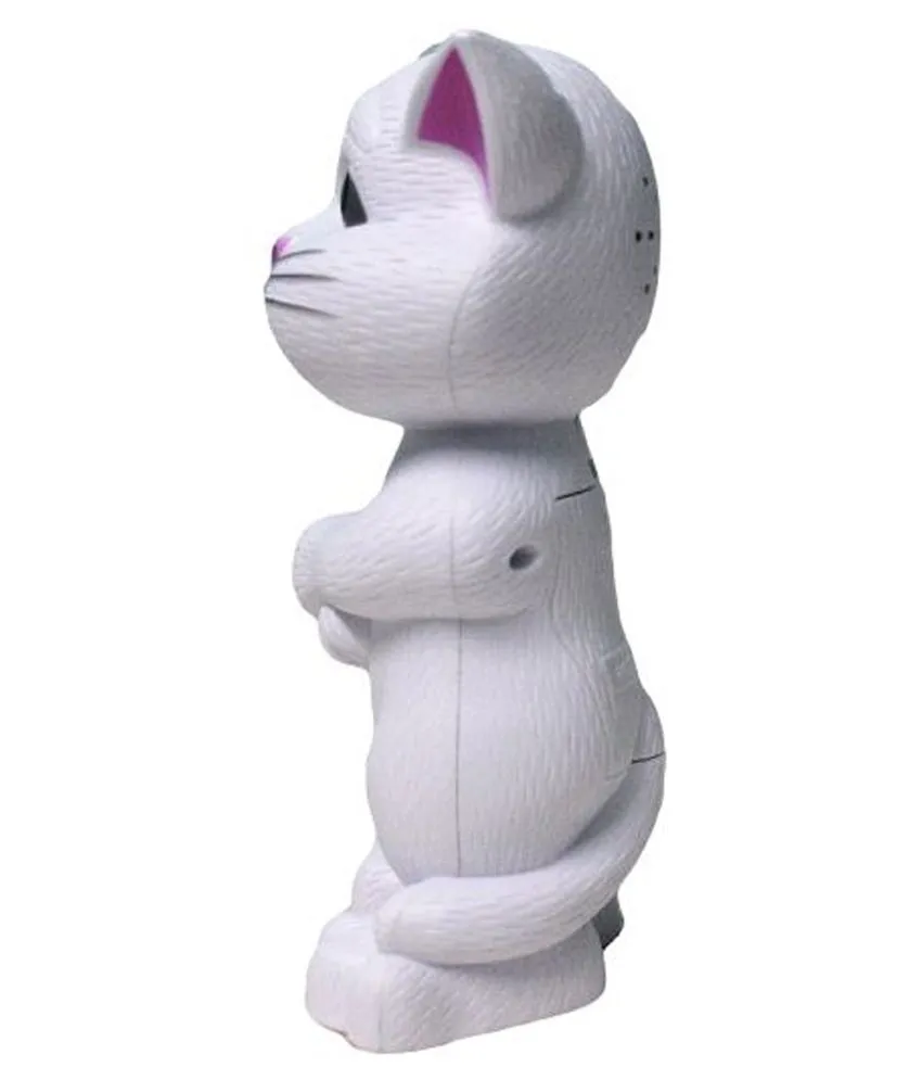 Интеллектуальный трогательный кот том с чудесными голосам d032 SHK Toys белый#3
