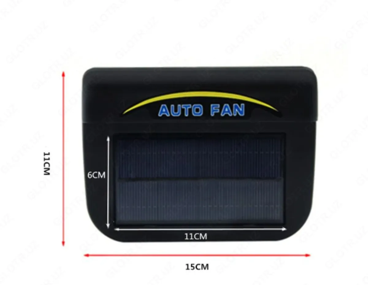 Auto Cool Fan авто вентилятор на солнечной батарее#4