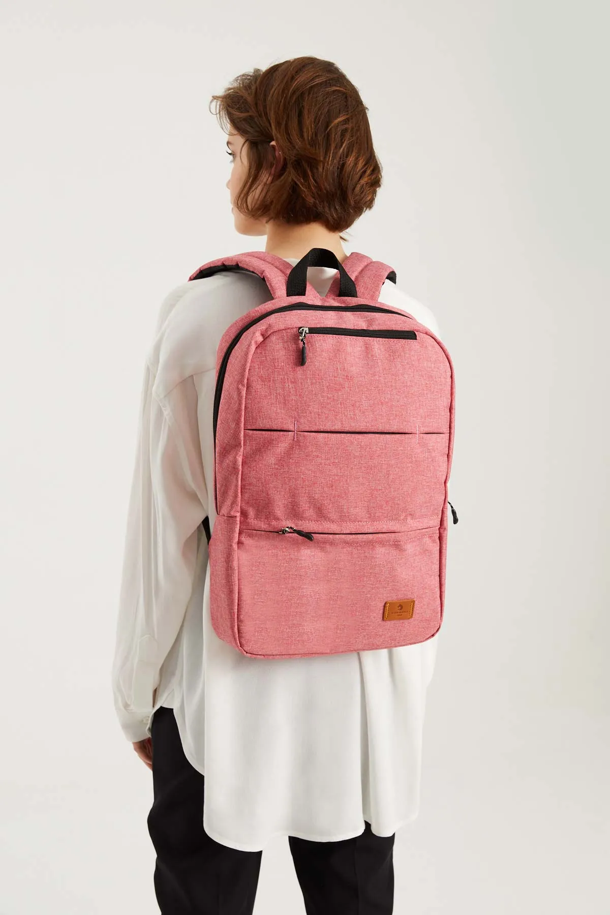 Рюкзак унисекс Di Polo apba0109 розовый#6