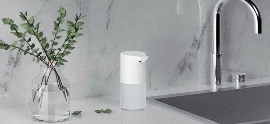 Дозатор для жидкого мыла, Сенсорная мыльница Xiaomi Mijia Automatic Foam Soap Dispenser#6