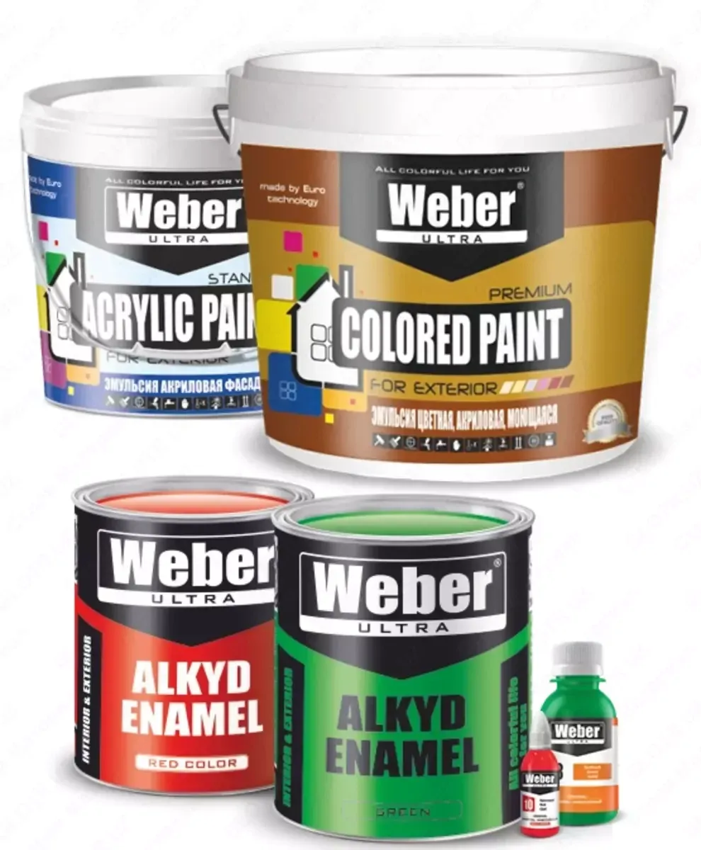 Краска Weber 2.5 кг зеленая#2