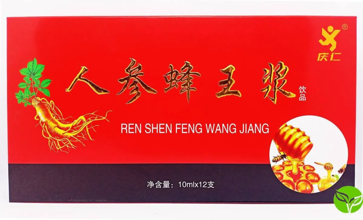 Маточное молочко с женьшенем Ren shen Feng Wang Jiang#4