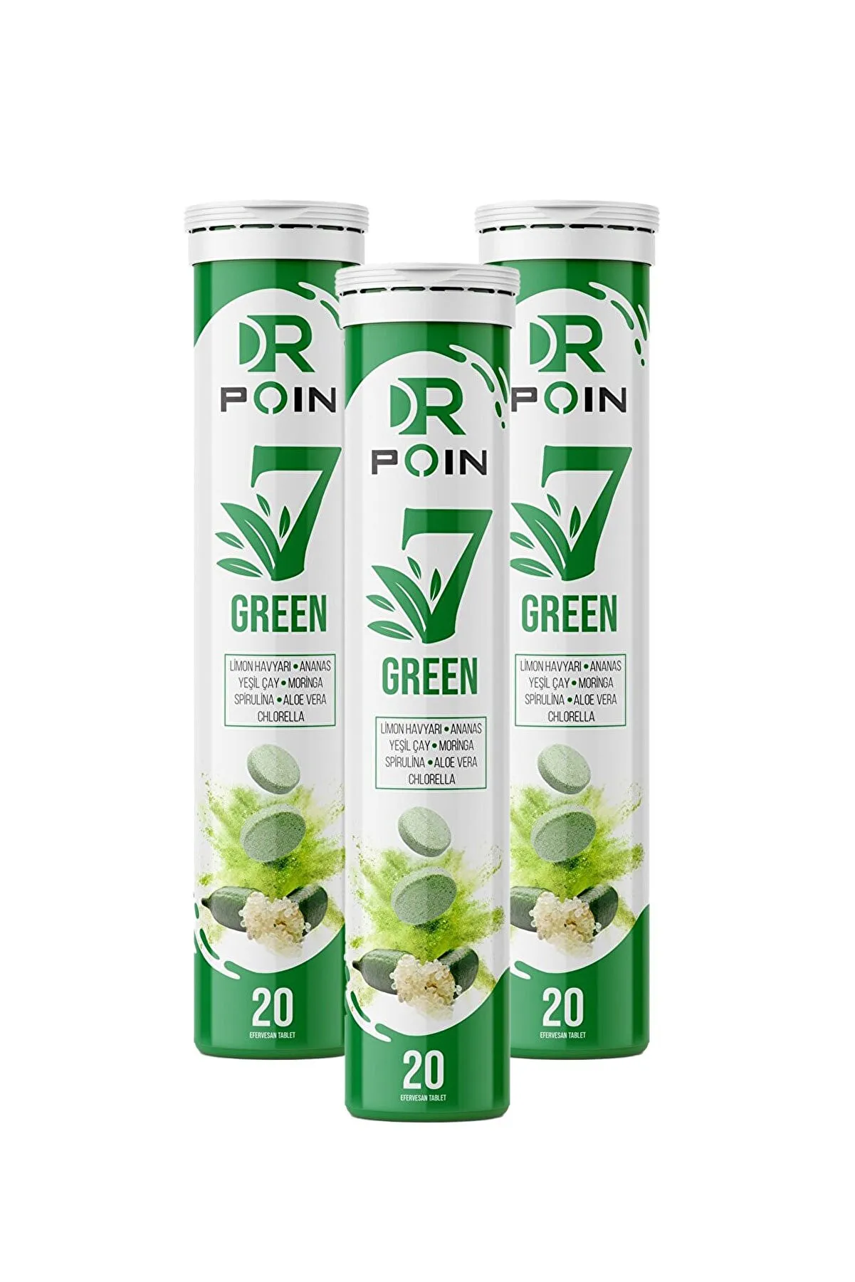 Dr Poin 7 Зеленые шипучие таблетки для похудения#6