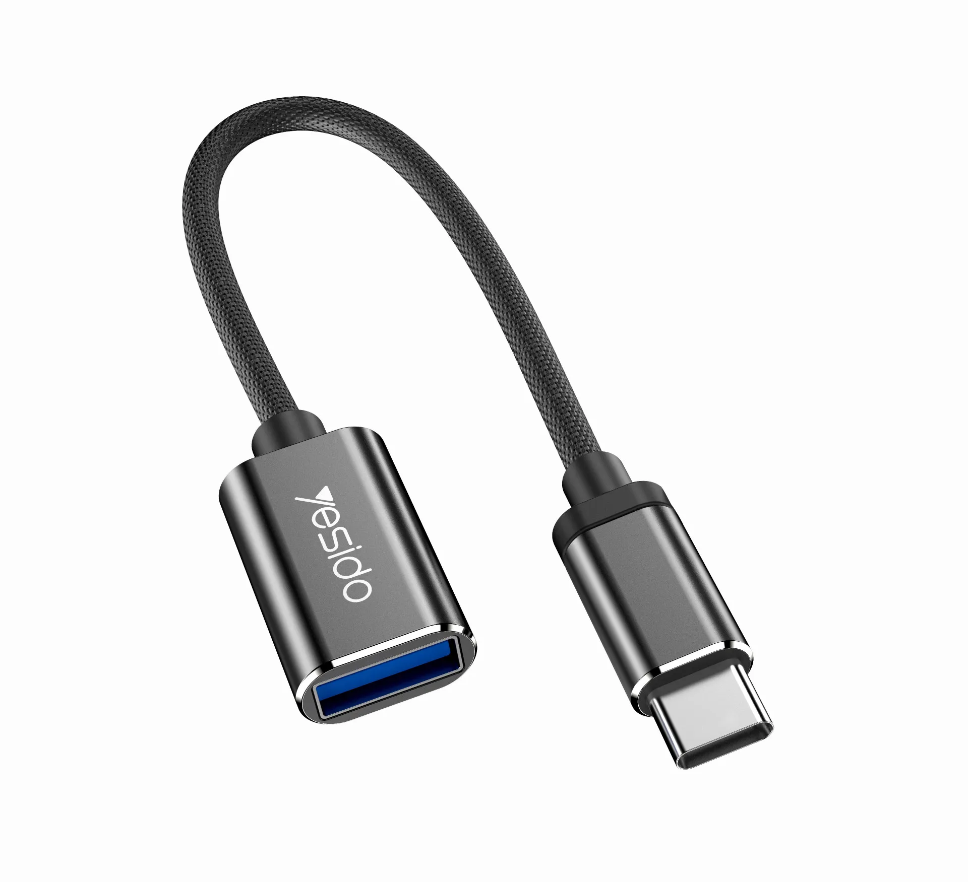 Кабель-адаптер Yesido 2 в 1 с USB на USB C OTG, подходит для HUAWEI VIVO OPPO XIAOMI#3