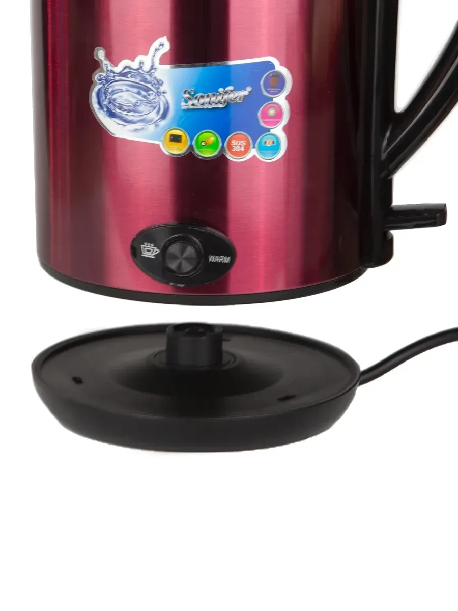 Электрический чайник SONIFER SF-2072, красный#4