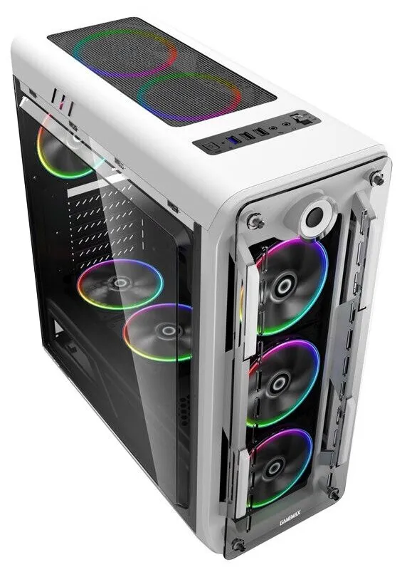 Компьютерный корпус GameMax OPTICAL WHITE (G510W) Midi-Tower#2