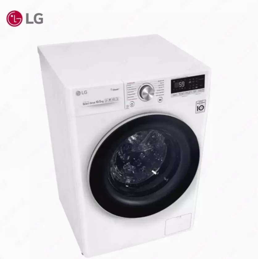 Стиральная машина автомат LG TW4V7RW1W 10.5 кг, Steam+,TurboWash, AI DD, Белый#5