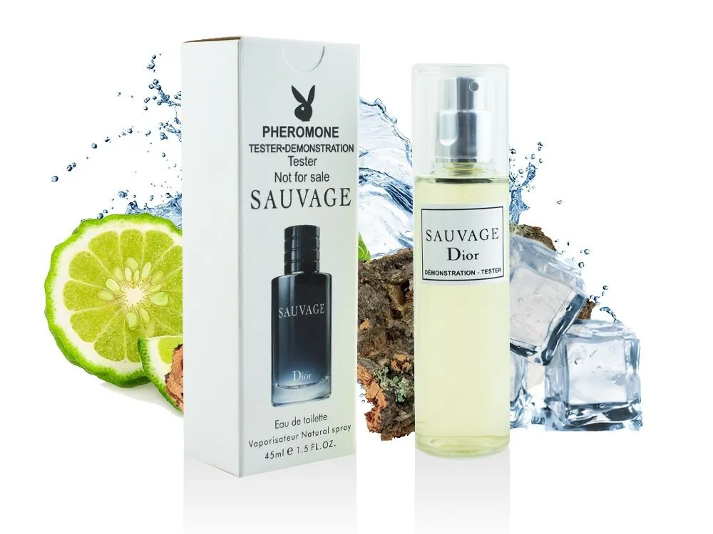 Парфюмированная вода с феромонами Christian Dior Sauvage 45 мл#2