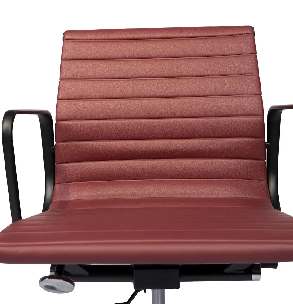 Кресло для персонала DELGADO LUXE LB темно красный#4
