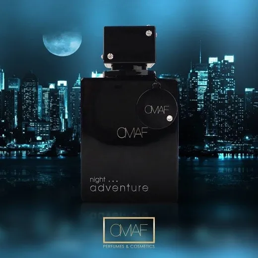 Erkaklar uchun parfyum suvi, Omaf,  Black Adventure, 100 ml#3