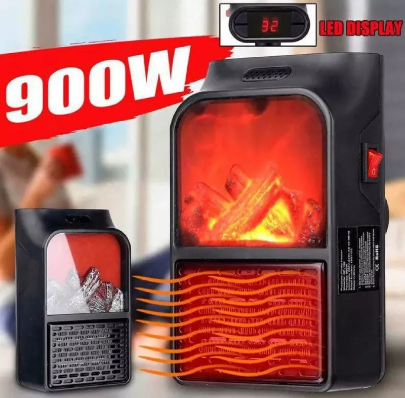 Мини обогреватель-камин Flame Heater 900 W#3