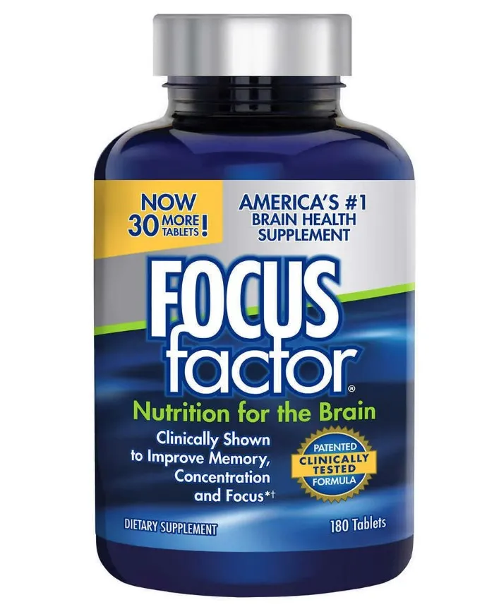 Витамины питание для мозга Focus Factor (180 шт.)#2
