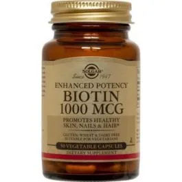 Таблетки биотина для здоровой кожи и волос Solgar Biotin 1000mg (250 шт.)#4