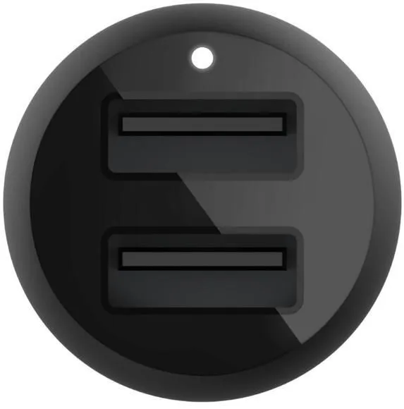 Автомобильное зарядное устройство Belkin Dual USB-A 24W черный#3