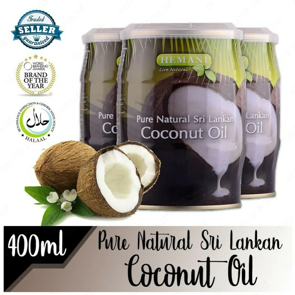 Pure Natural Coconut Oil kokos moyi#3