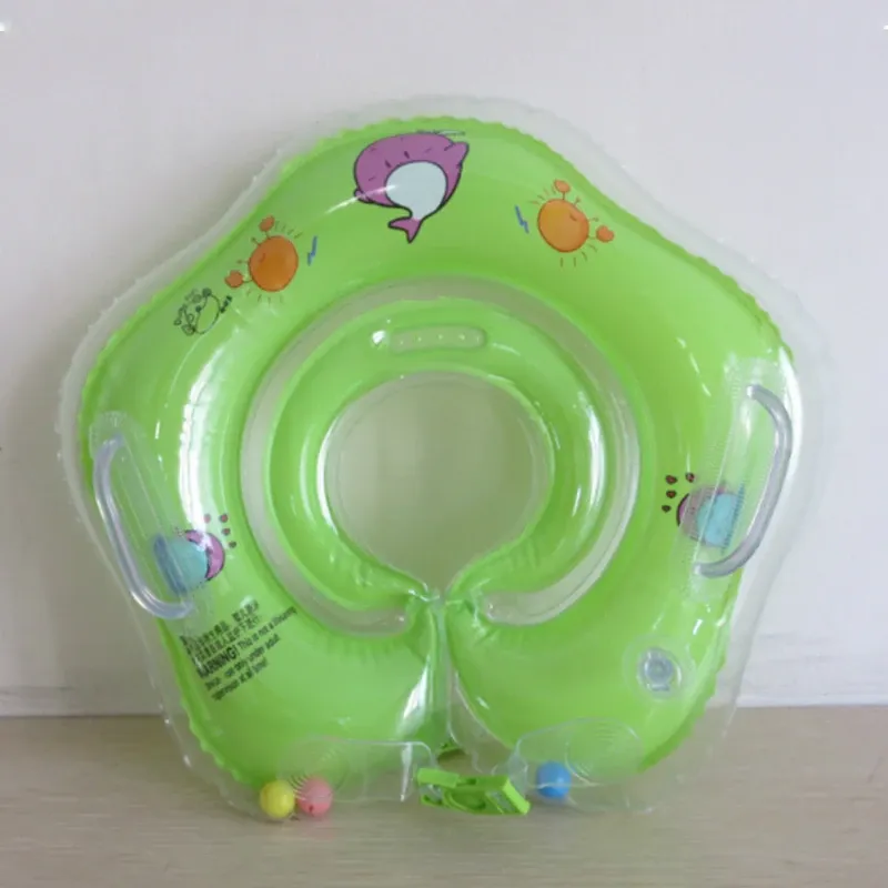 Плавательные Детские аксессуары, кольцо на шею, трубка для безопасности младенцев, круг для купания, надувной фламинго, надувная вода (цвет оранжевый)#3