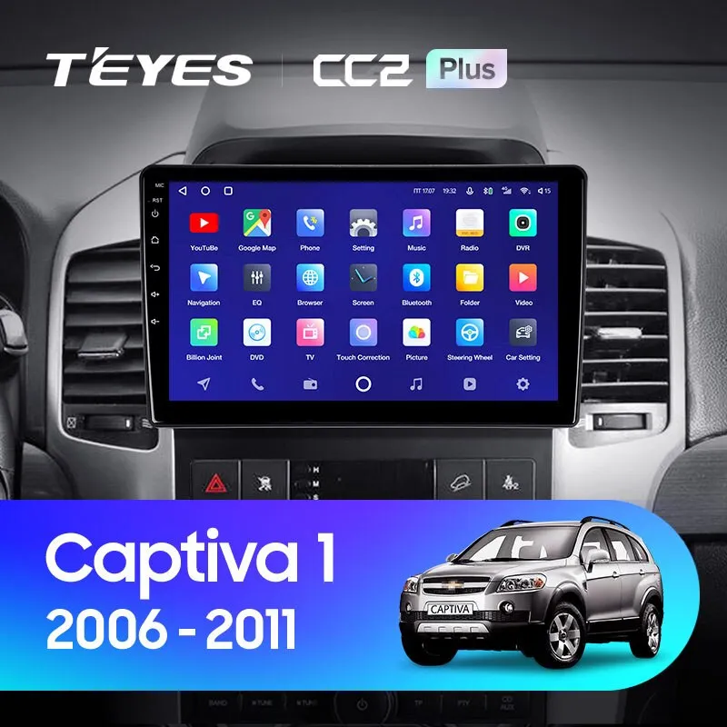 Автомонитор TEYES CC2L plus 10.2" 2+32GB WiFi для Chevrolet Lacetti, Gentra с рамкой + В подарок водонепроницаемая автомобильная камера 12V заднего вида#3