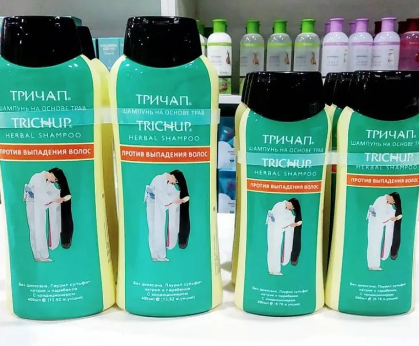 Шампунь на основе трав против выпадения волос Trichup Herbal shampoo (450 мл.)#5