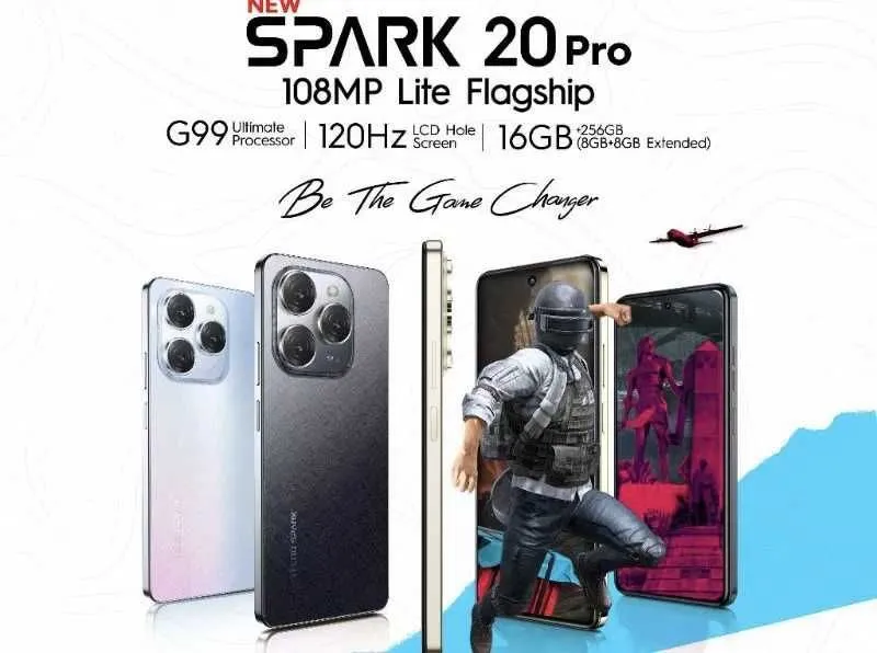 Смартфон Tecno Spark 20 Pro+ 8/128GB#6