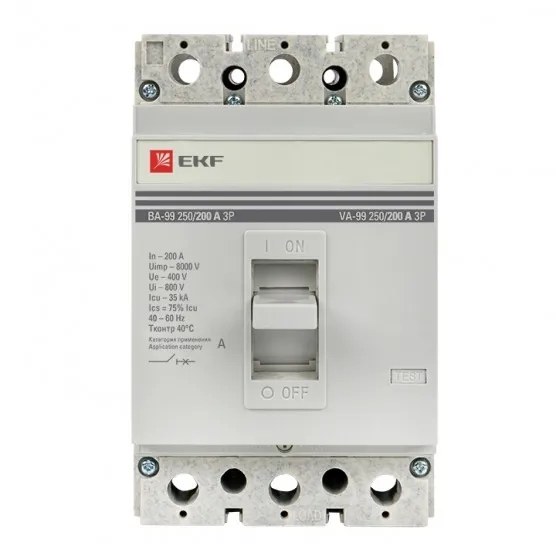 Выключатель автоматический ВА-99 250/200А 3P 35кА EKF PROxima#2