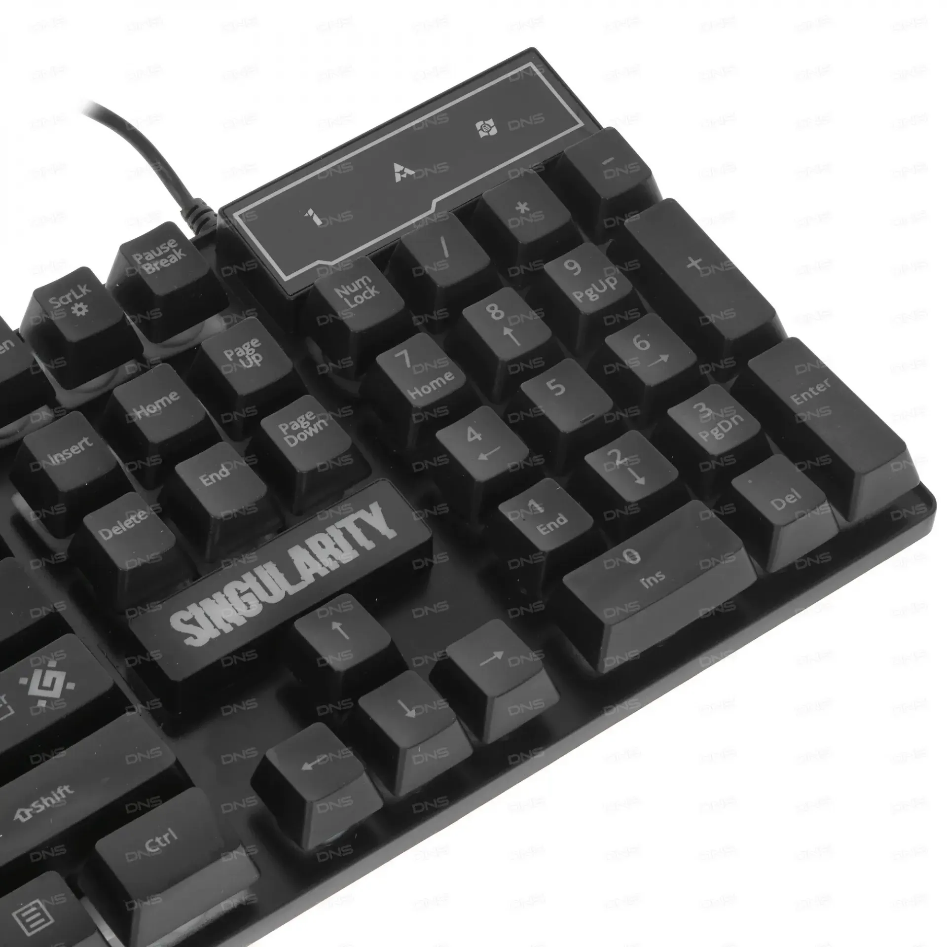 Игровой набор 4 В 1 Defender Singularity MKP-118 Black USB клавиатура + мышь + гарнитура + коврик#5
